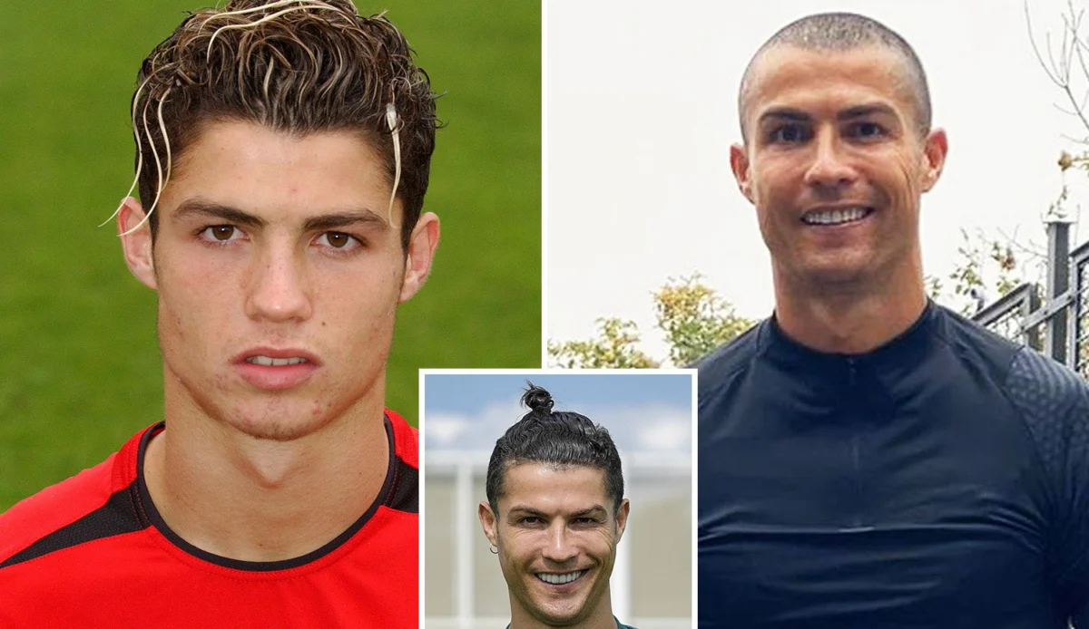 Cristiano Ronaldo’s haircuts through the years, from new shave to blond