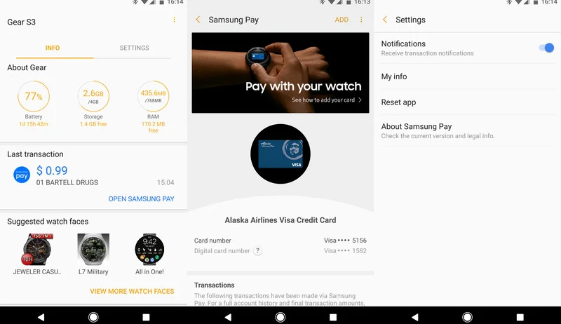 How to use Samsung Pay on the Gear S3 without a Samsung phone