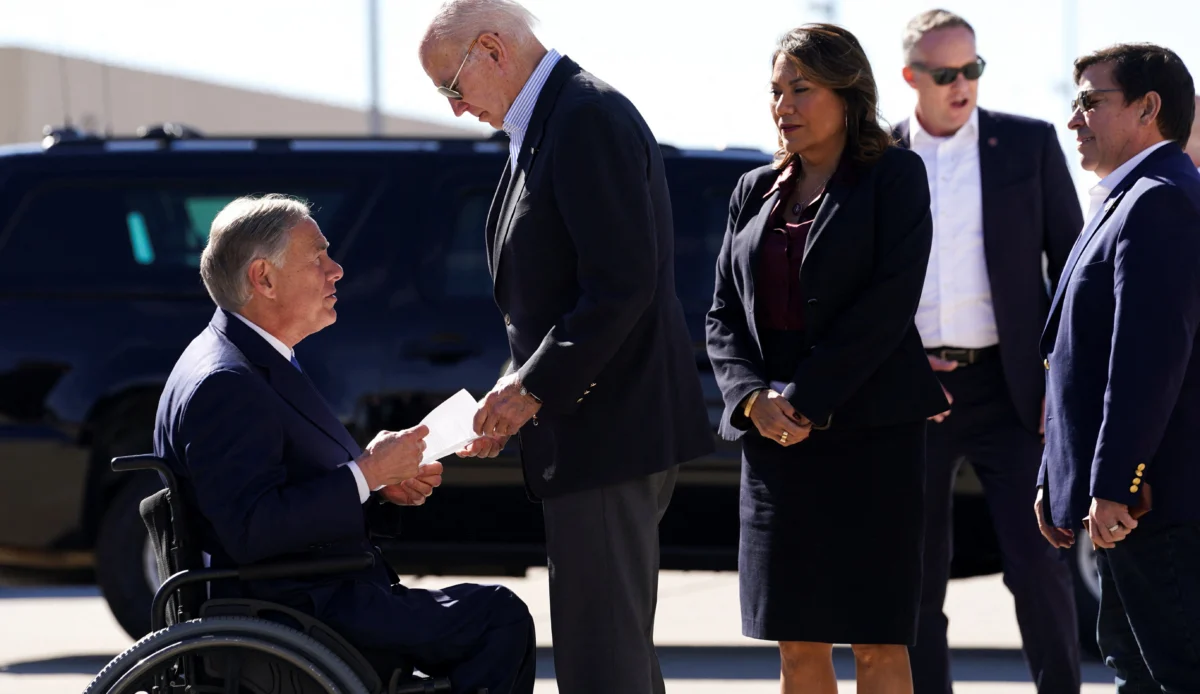 Abbott Biden - Texas Gov. Greg Abbott defies Biden administration threat to sue over floating border barriers
