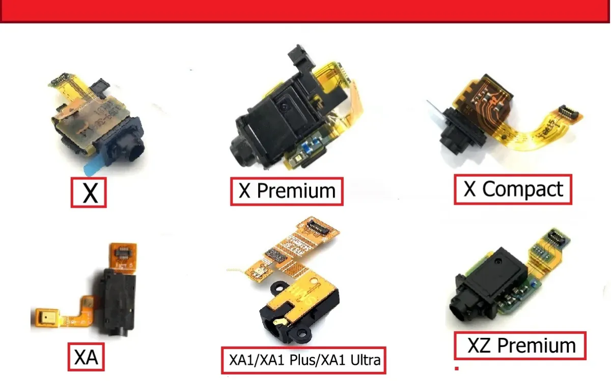 Audio Jack Flex Cable For Sony Xperia X/x Compact/x Performance/xa/xa1