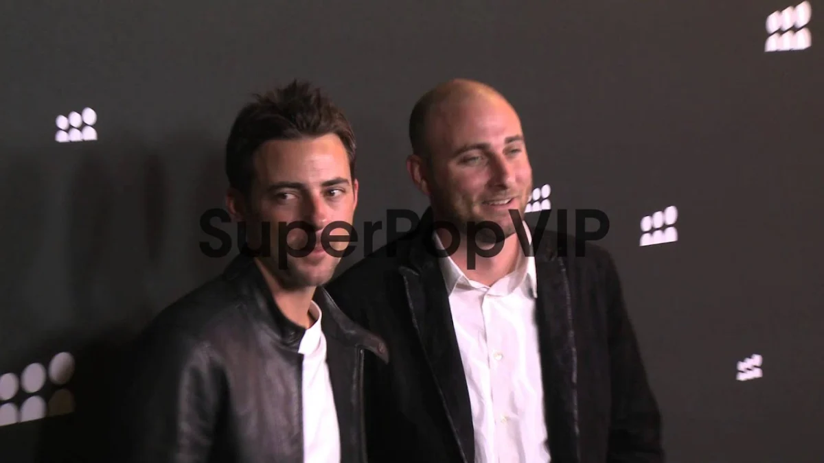 Chris Vanderhook and Tim Vanderhook at New Myspace Launc...