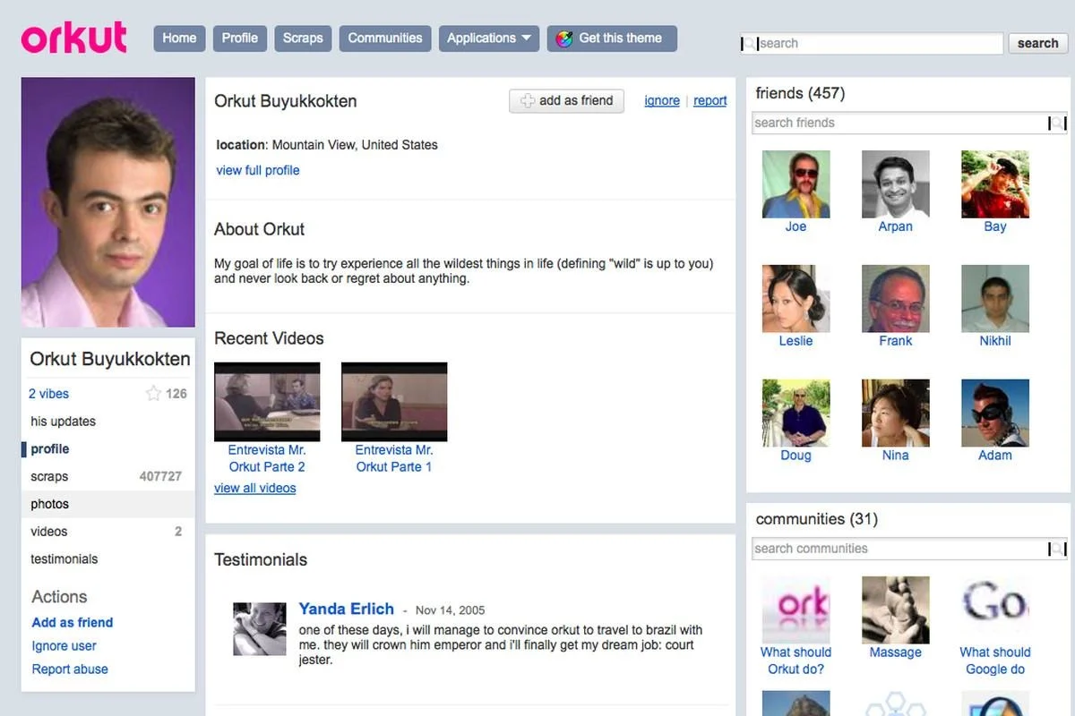 Orkut Google - What Happened to Orkut? Brazil, India, and 2014
