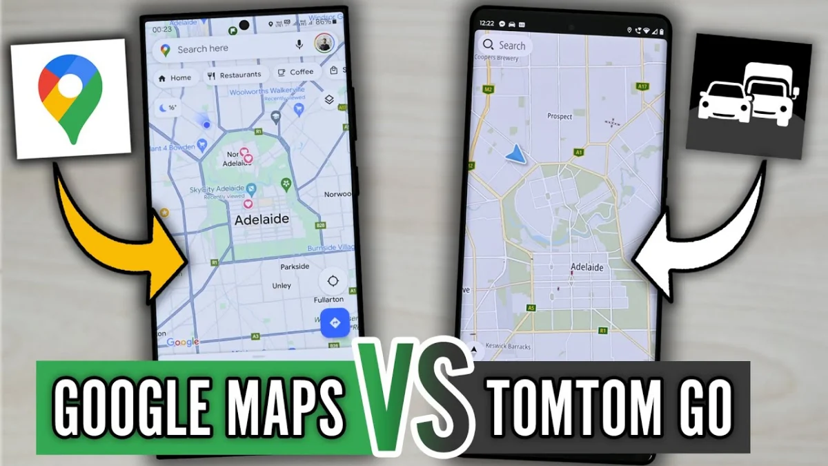 Google Maps vs TomTom GO