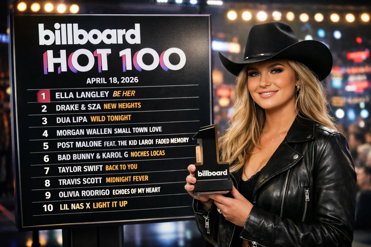 Ella Langley breaks Billboard Hot 100 record with Choosin’ Texas