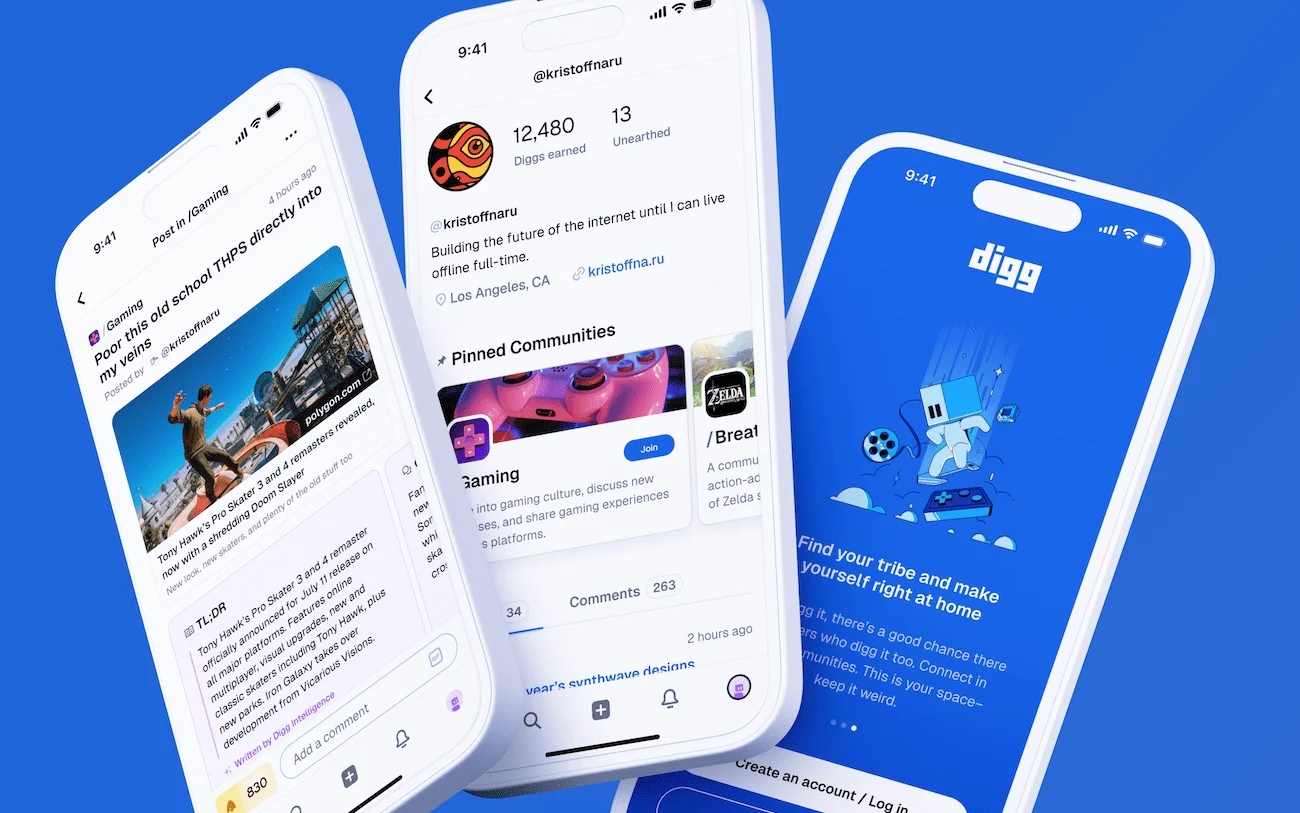 Rebooted Digg launches early-access community with $5 fee