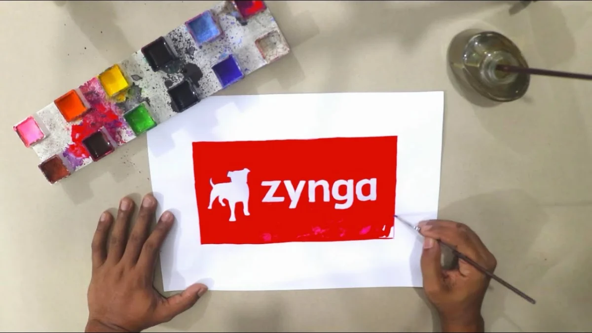 How to draw the ZYNGA logo