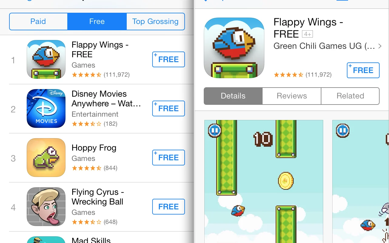 Flappy Bird Screen Shot Flappy Bird Popularity Resurrected In China