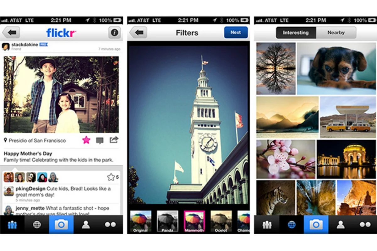 Redesigned Flickr for iPhone adds filters two years after Instagram