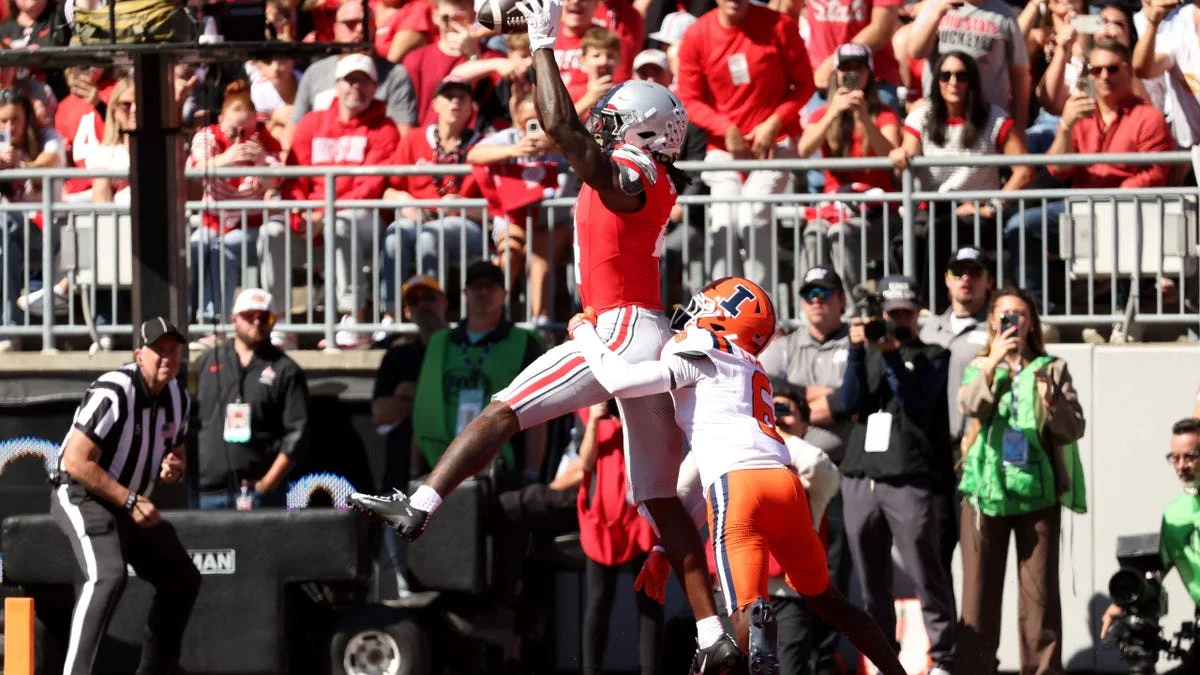 Jeremiah Smith catches 4 touchdowns in Ohio State win over Illinois