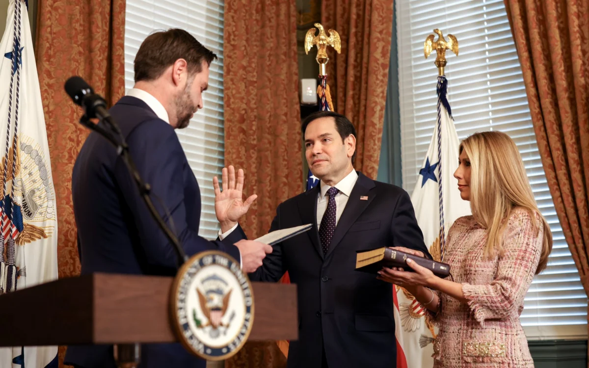 Marco Rubio sworn-in as U.S. Secretary of State on January 21, 2025