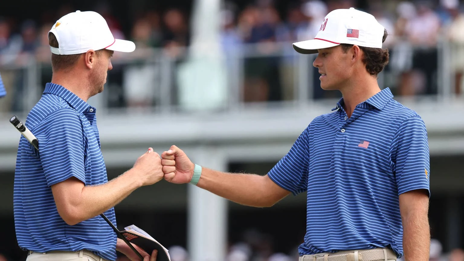 Internationals sweep Friday foursomes to take Presidents Cup lead