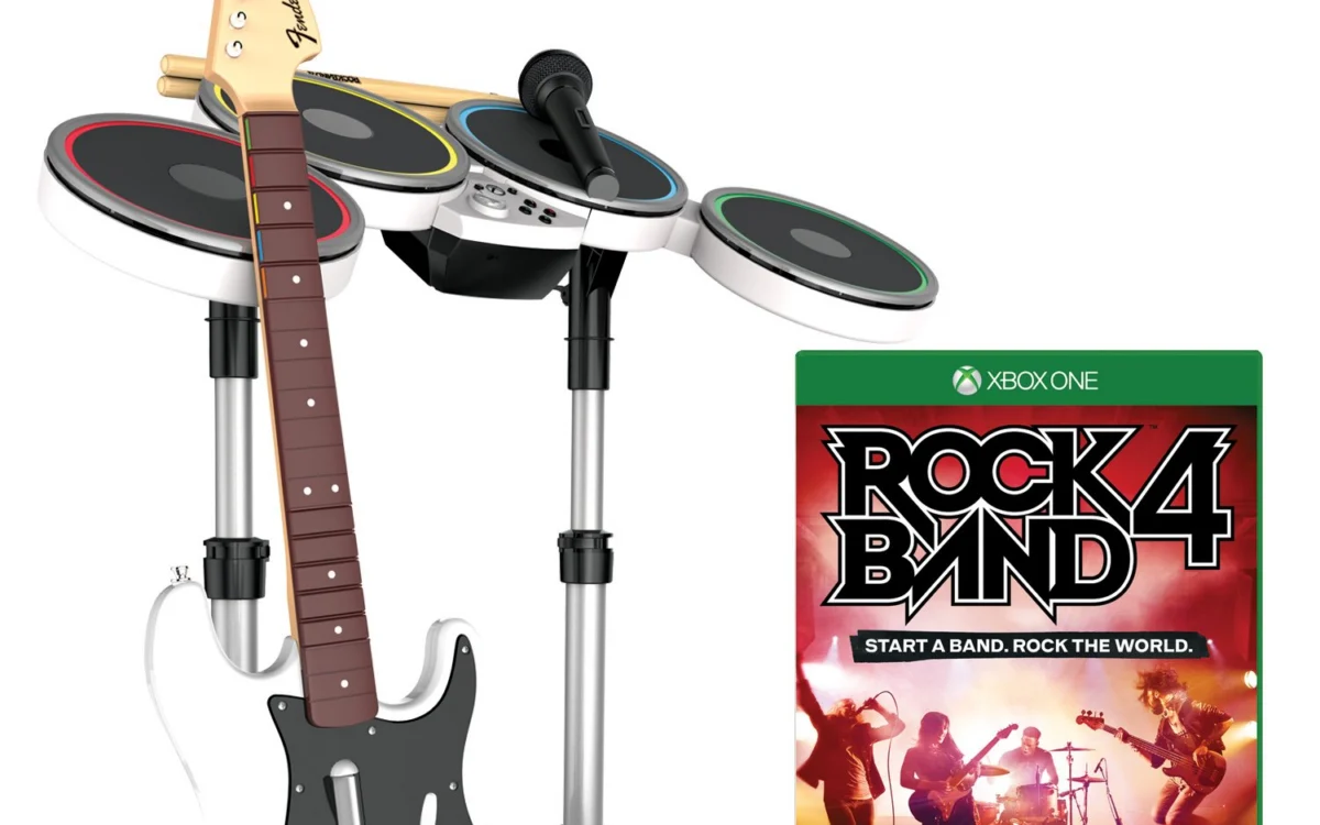 MAD CATZ Rock Band 4 Band-in-a-Box Software Bundle for Xbox One