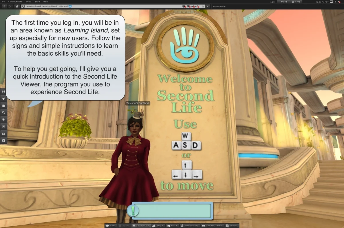 Second Life Quickstart - English