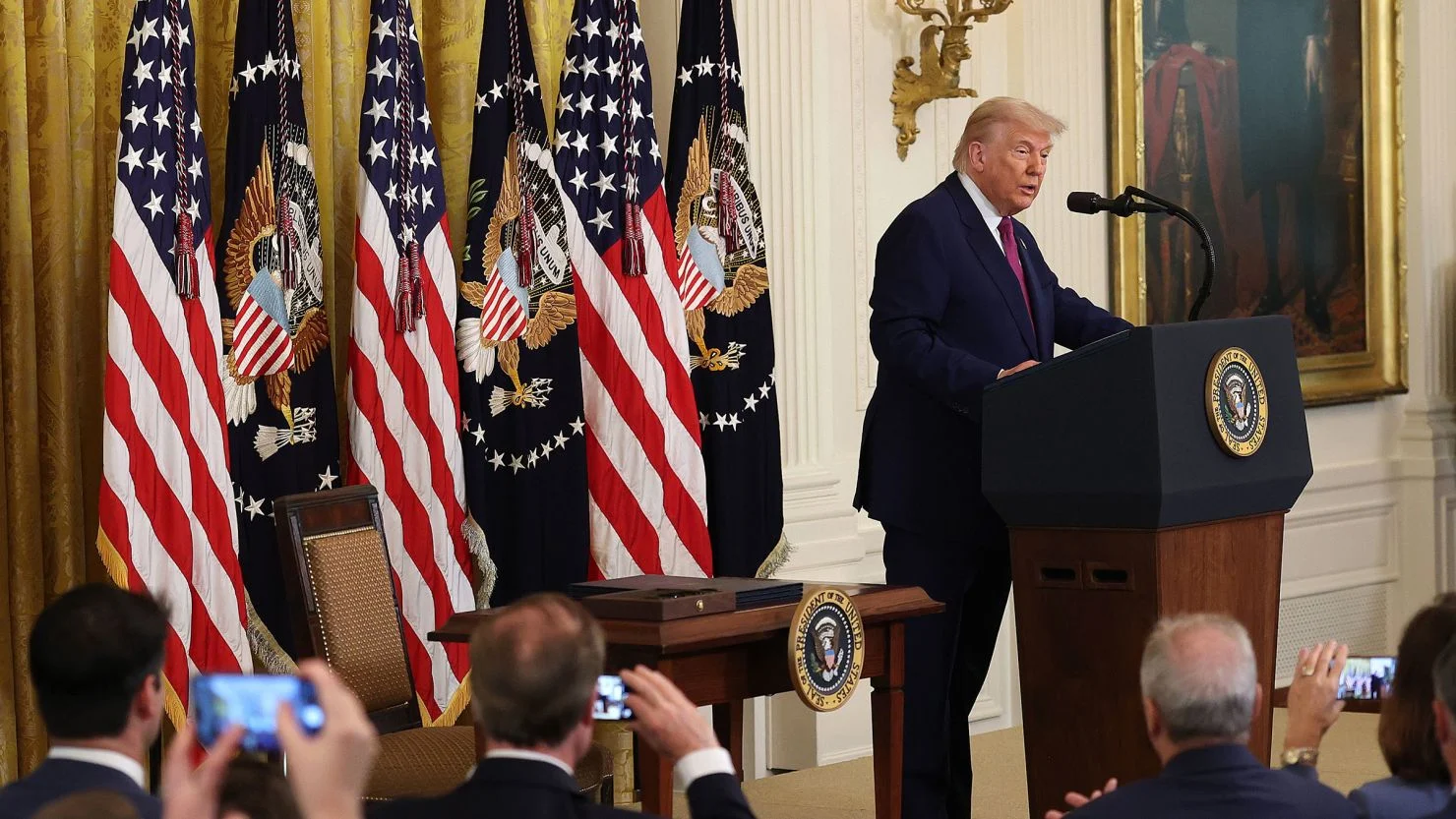 Trump warns Iran to agree to a deal ‘before there is nothing left