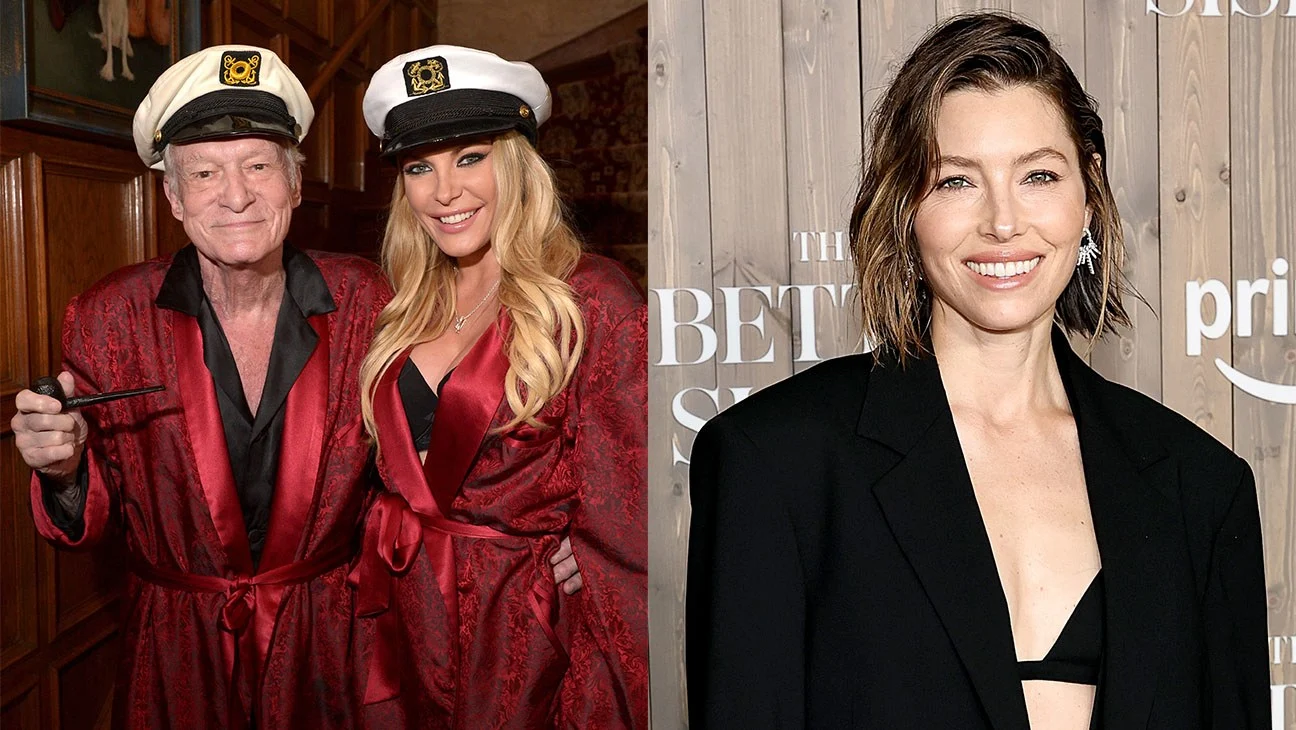 Hugh Hefner’s widow urges Jessica Biel to reconsider movie role