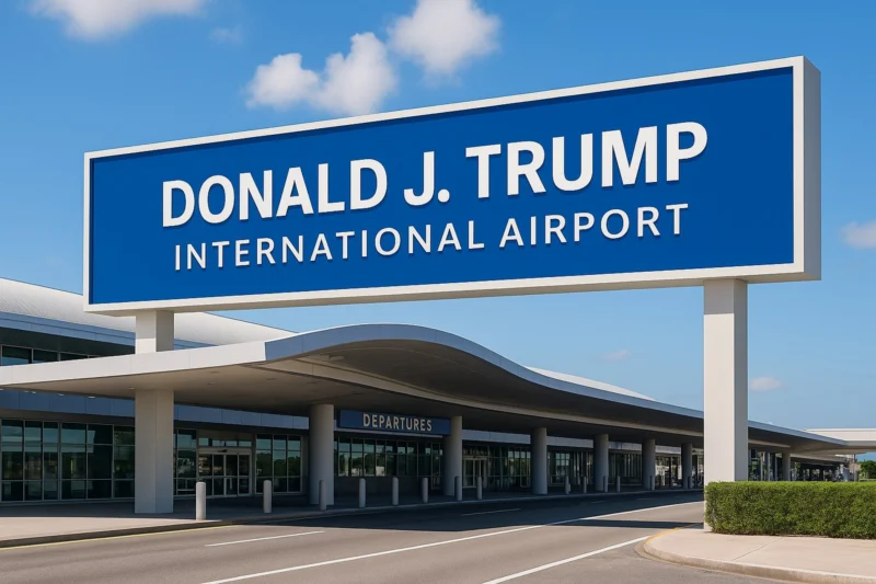 Trump Gets His Name On Palm Beach Airport—But Everyone Wil
